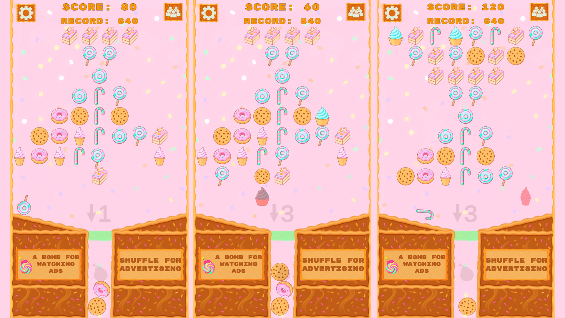 Drop the Sweets and merge — screenshot 2