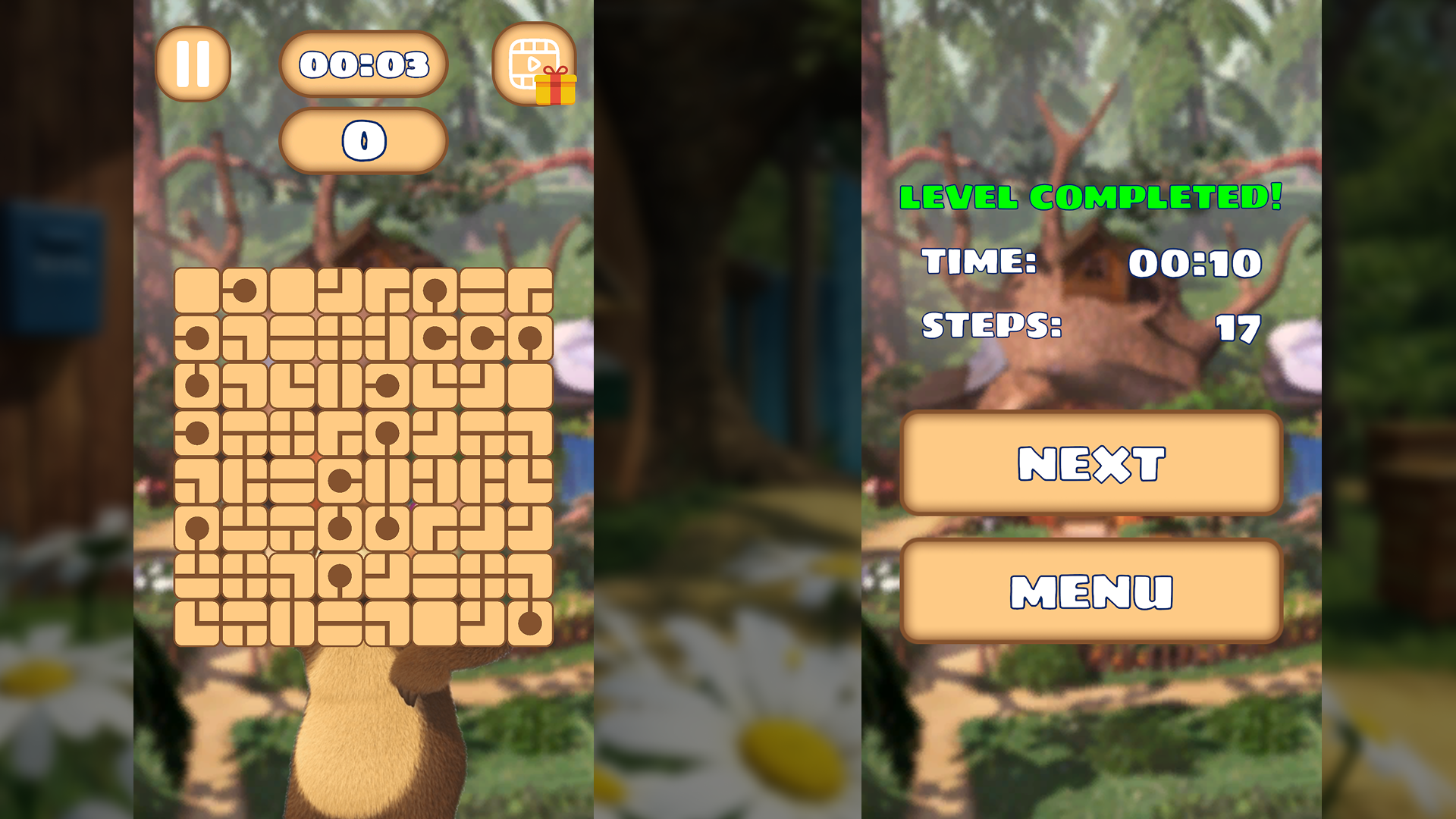 Put the puzzles together with Masha! — screenshot 3