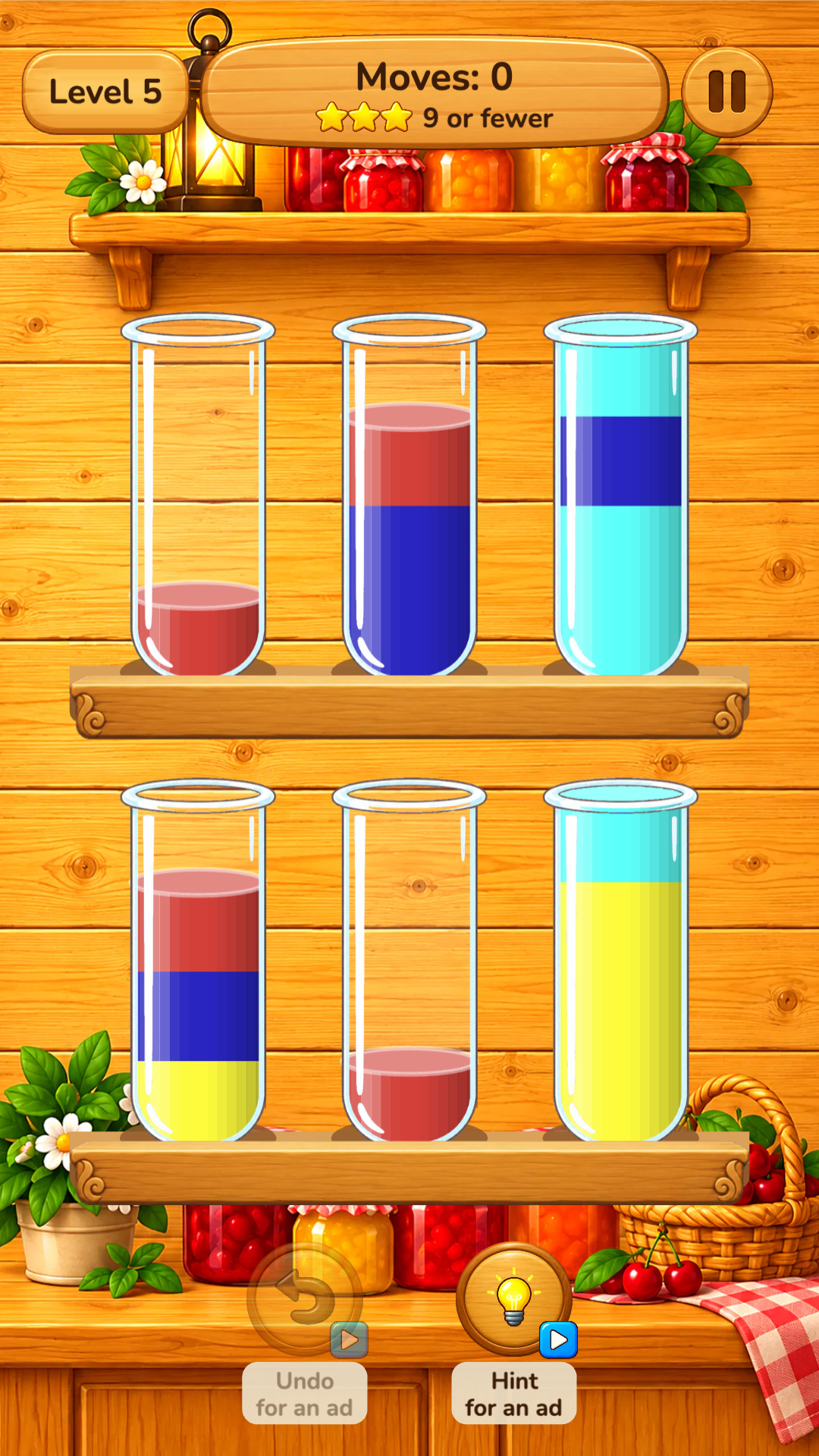 Water Sort: Tubes & High Scores screenshot 5