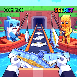 Brainrot Fishing +1 per second 3D obby tycoon