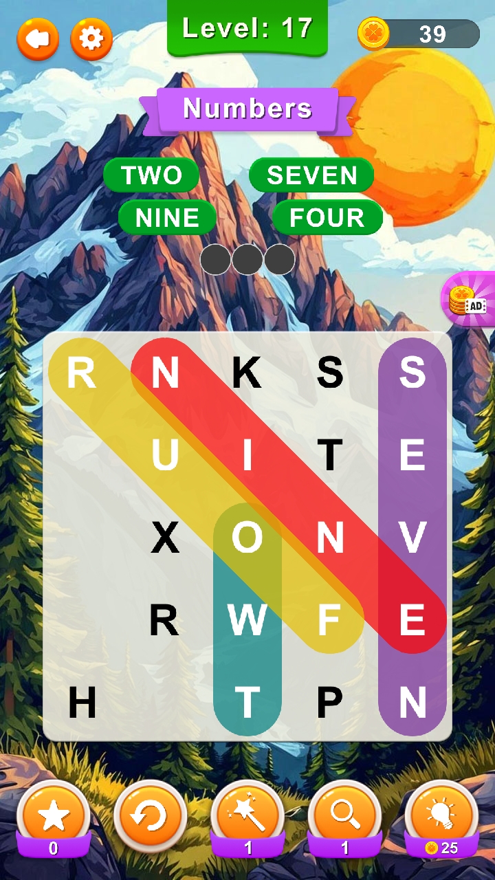 Theme word search screenshot 6