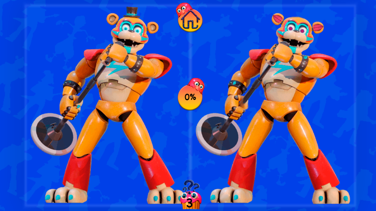 FNaF find all 10 differences screenshot