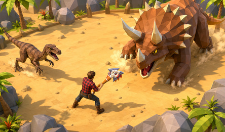 Dino Survival: 3D Simulator