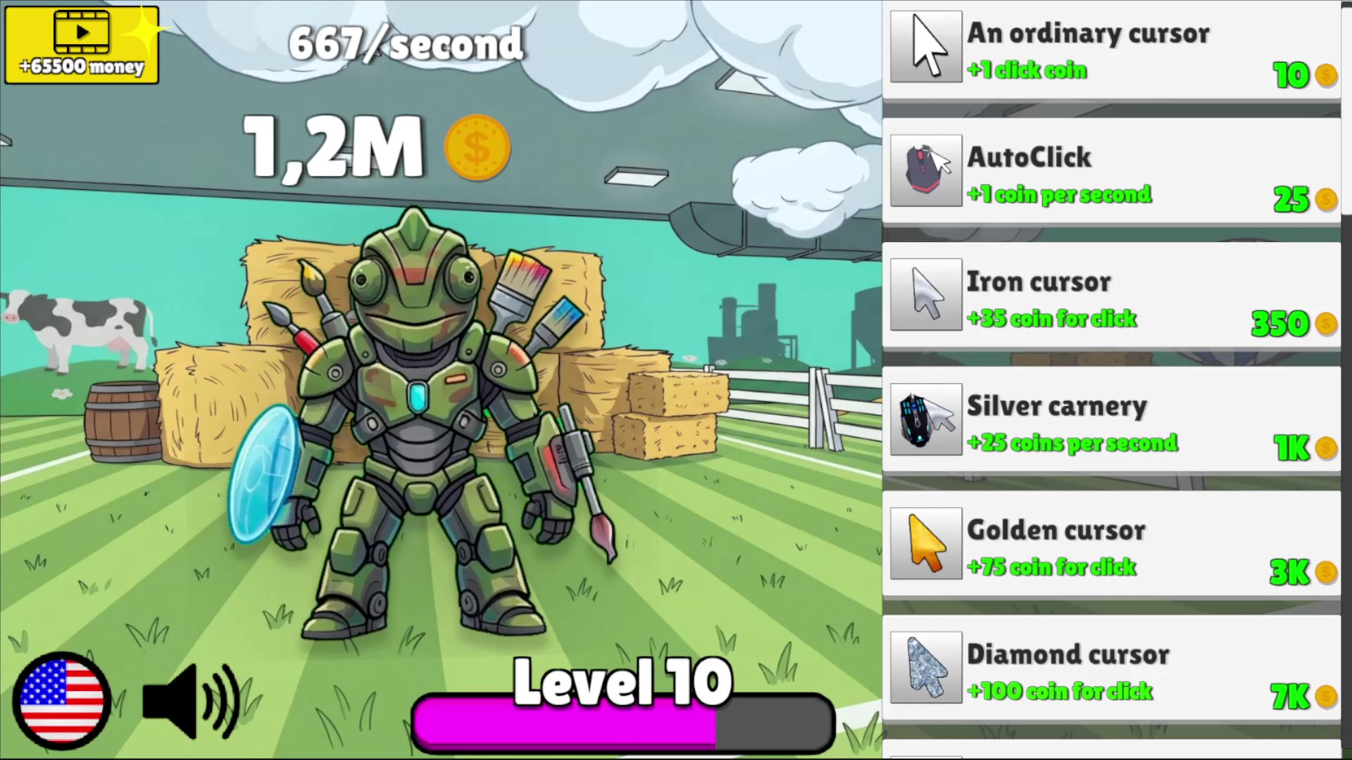 Mecha Chameleon Clicker — screenshot 1