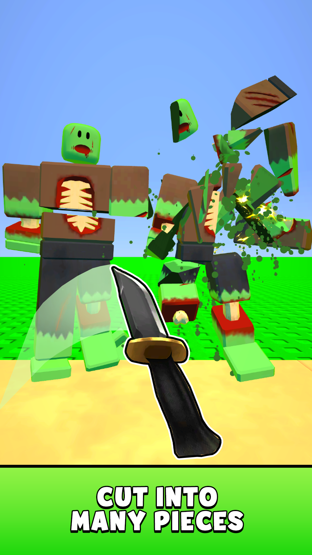 Obby Sword! Cut Enemies at Blocks Arena! screenshot 8