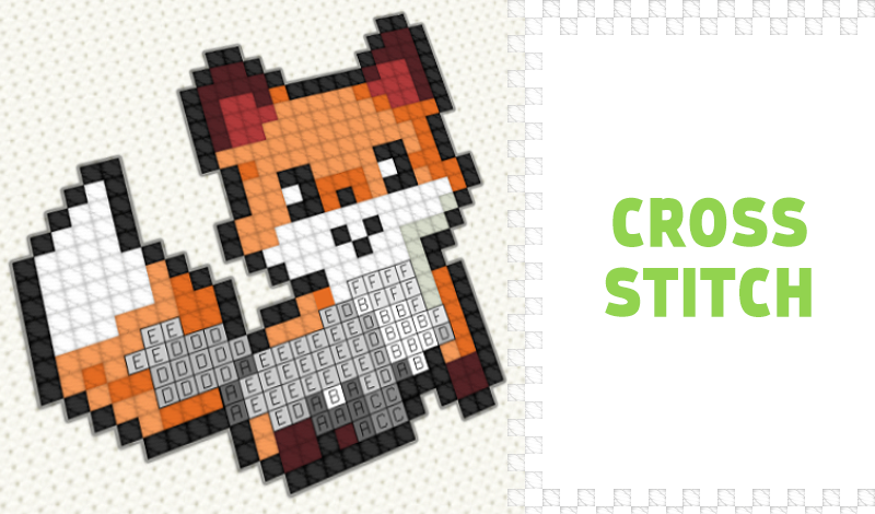 Cross stitch: knitting game cover
