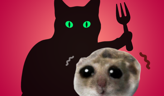 Save The Hamster from Cat! game