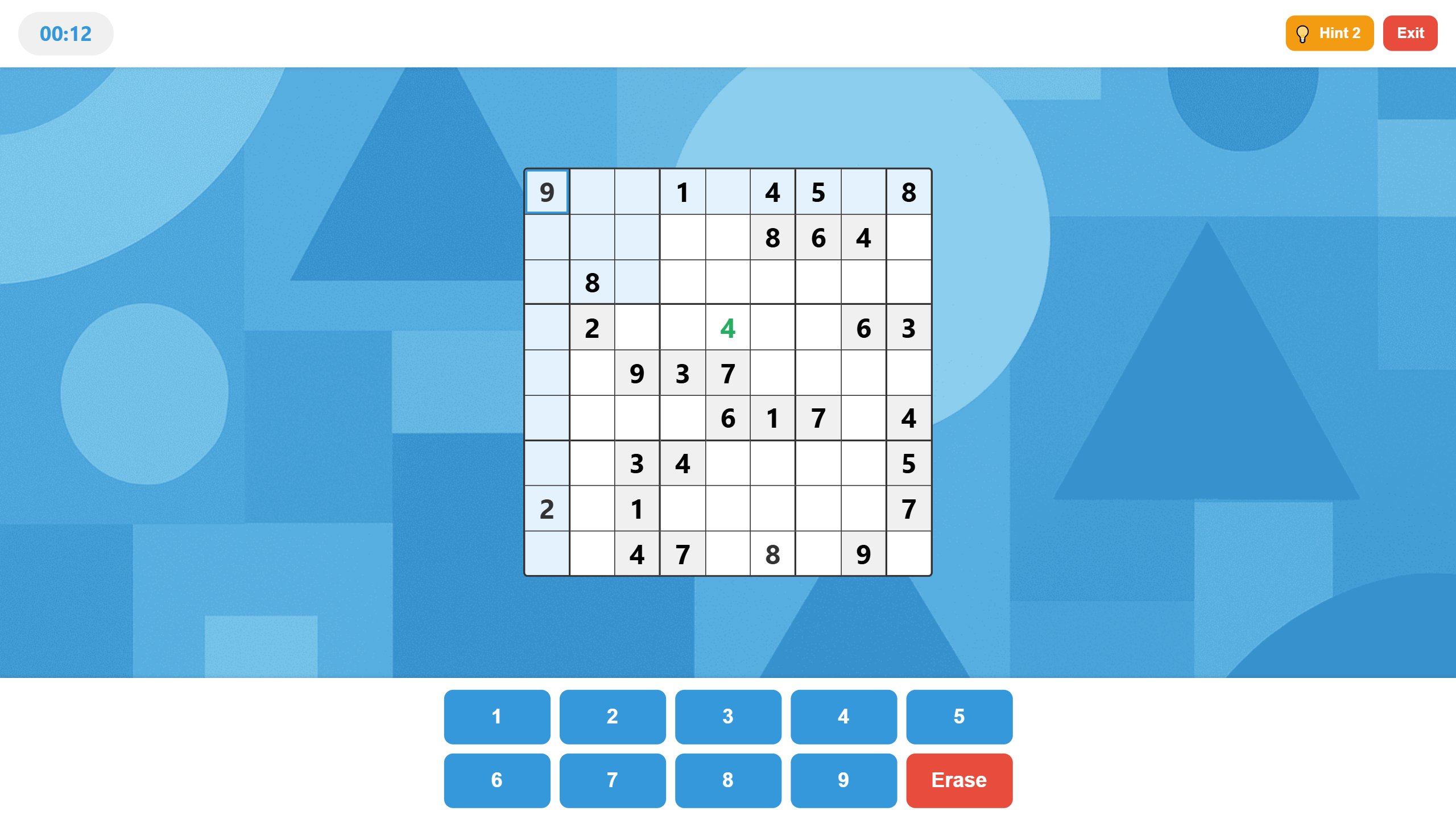 Simple Sudoku — screenshot 1