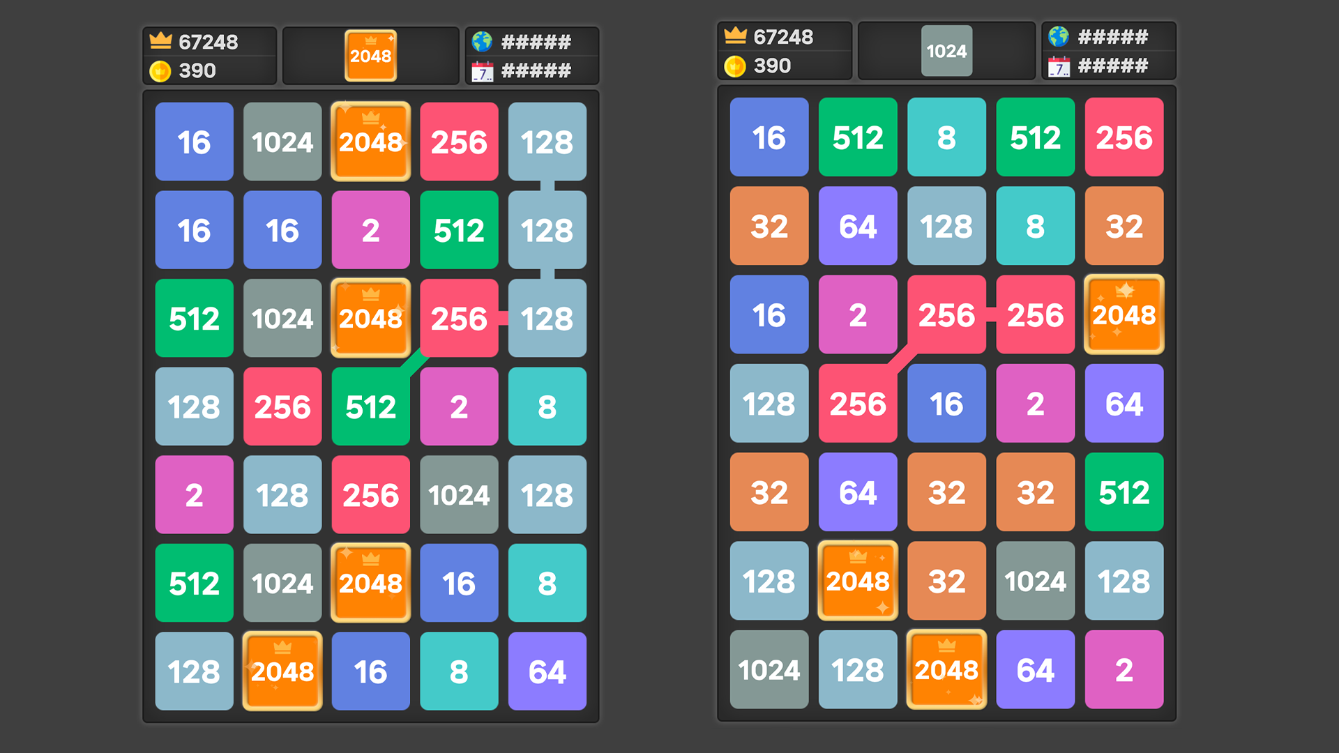 2248 Merge Puzzle screenshot