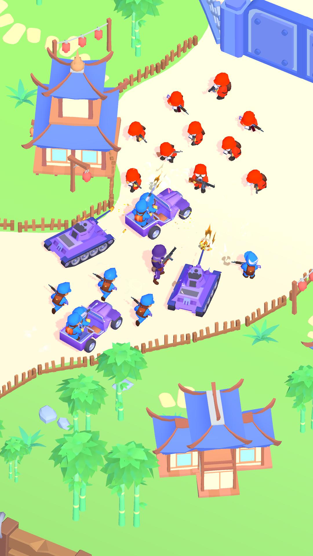 Little Commander: Red vs Blue screenshot 9
