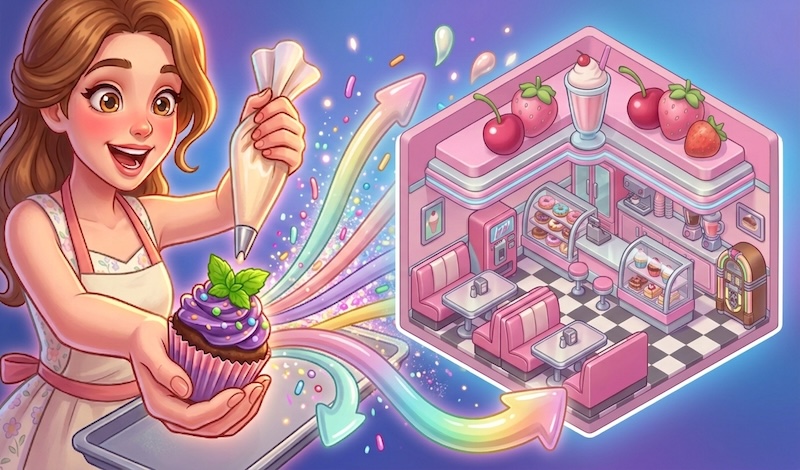 Sweet Arrows: My Pastry Shop game cover