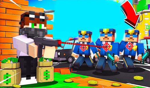 Block 3D Robbery Shooter!