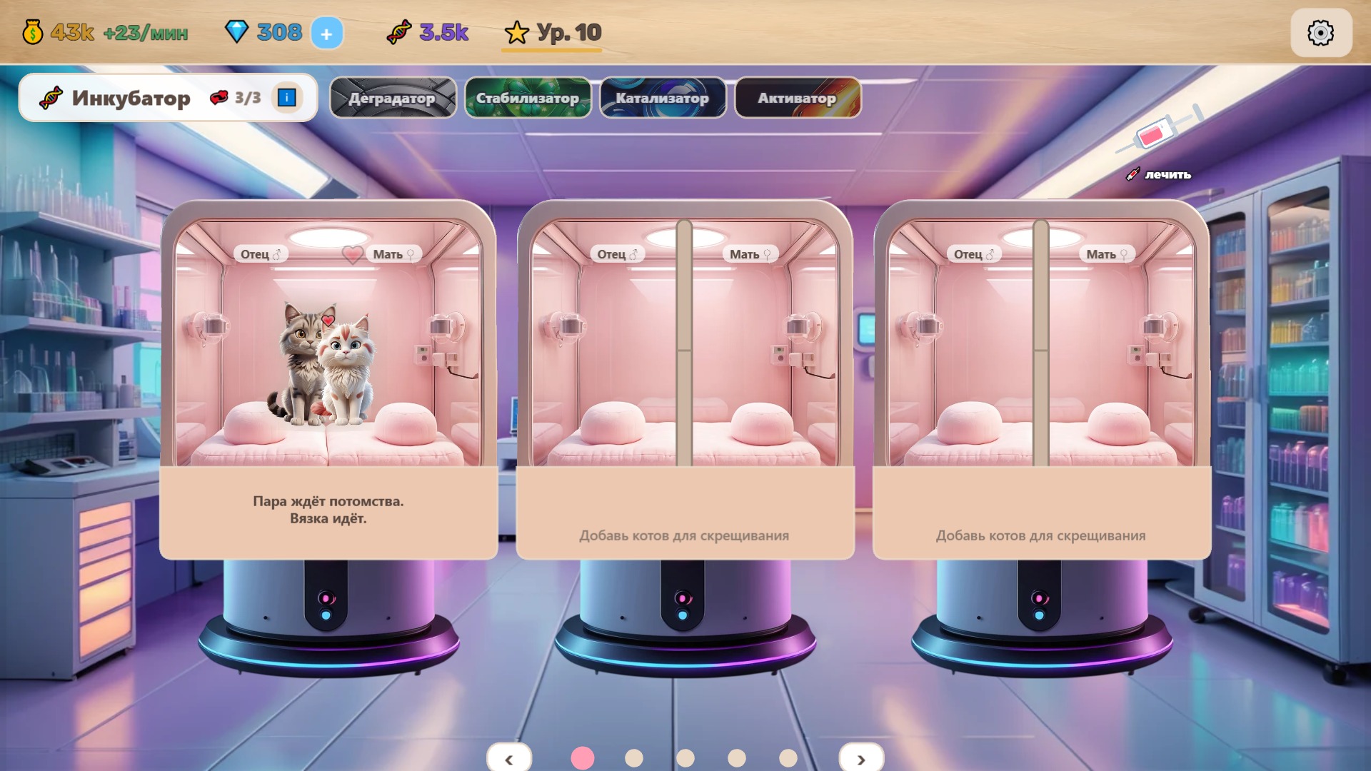 Котолаборатория — screenshot 2