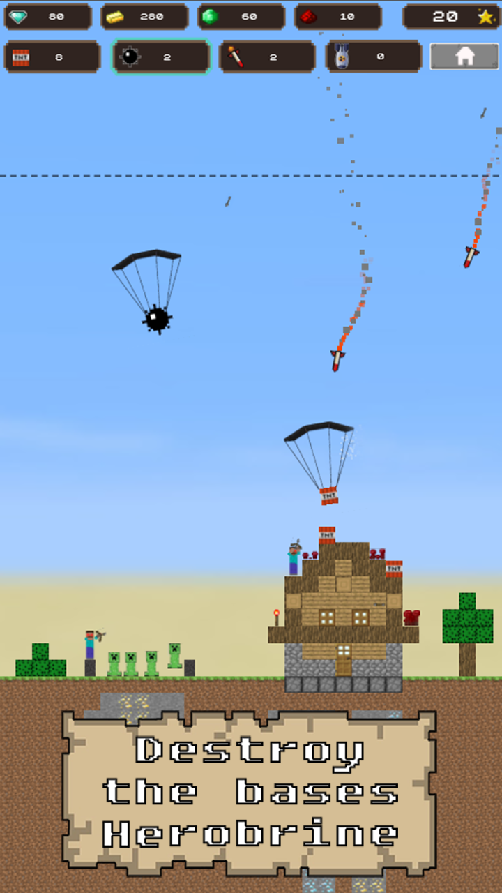 Mine Noob Fuse vs Herobrine Craft Block screenshot 7