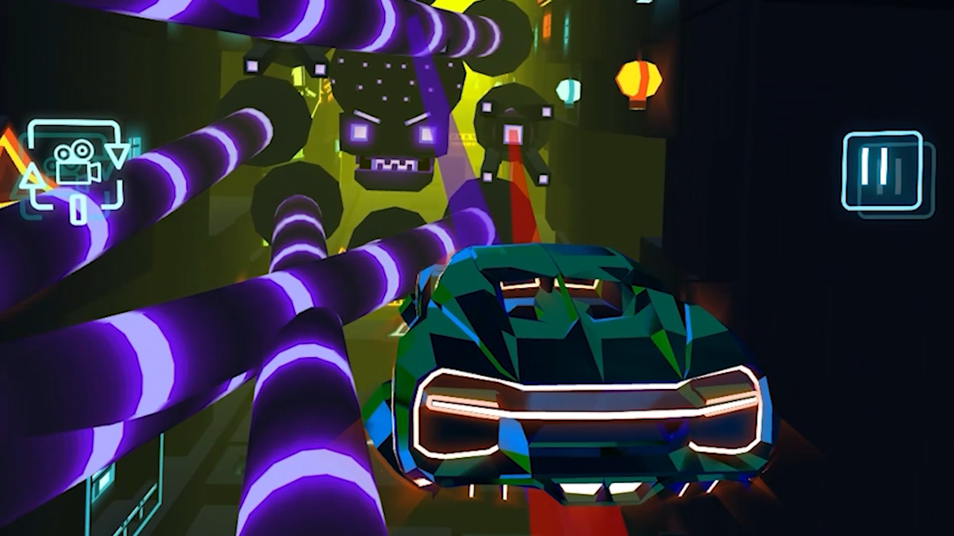 Neon Flytron: Cyberpunk Racer screenshot