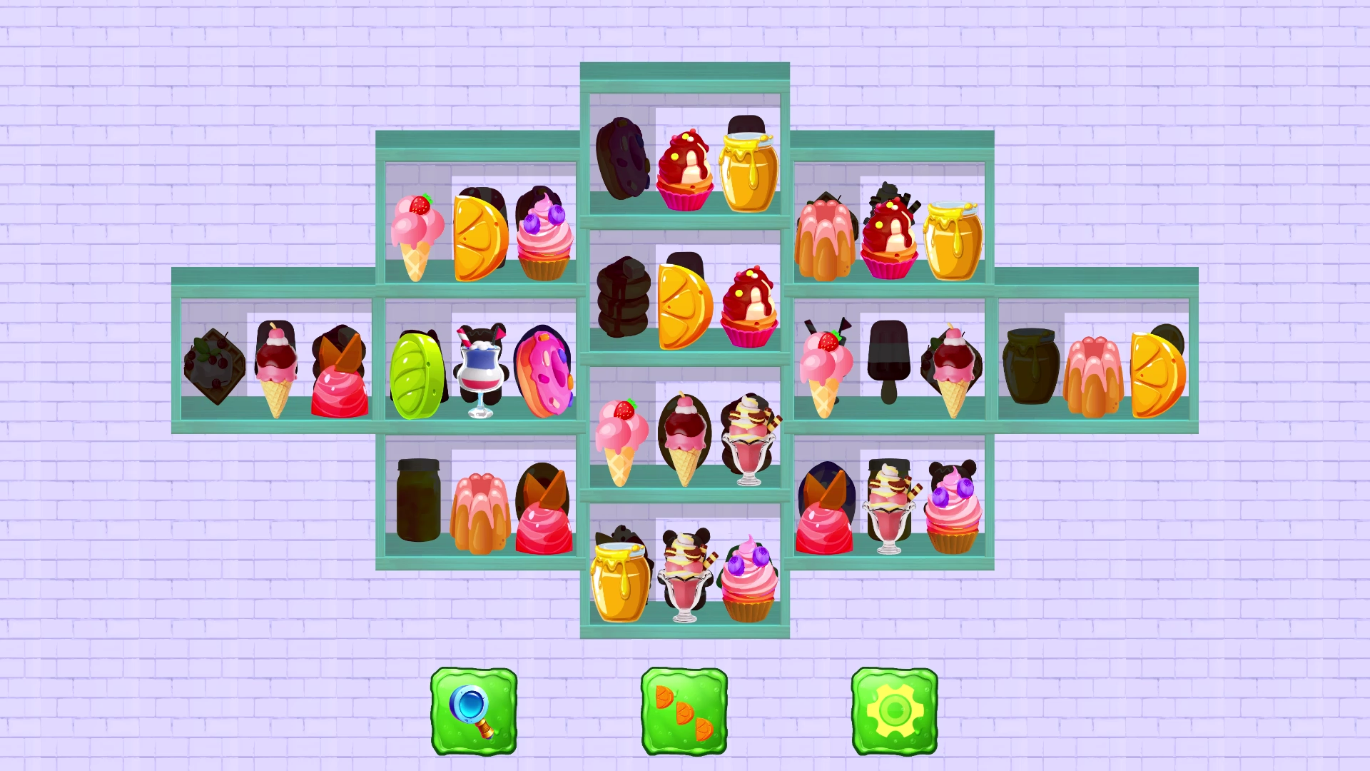 Sorting Sweets On Shelves screenshot
