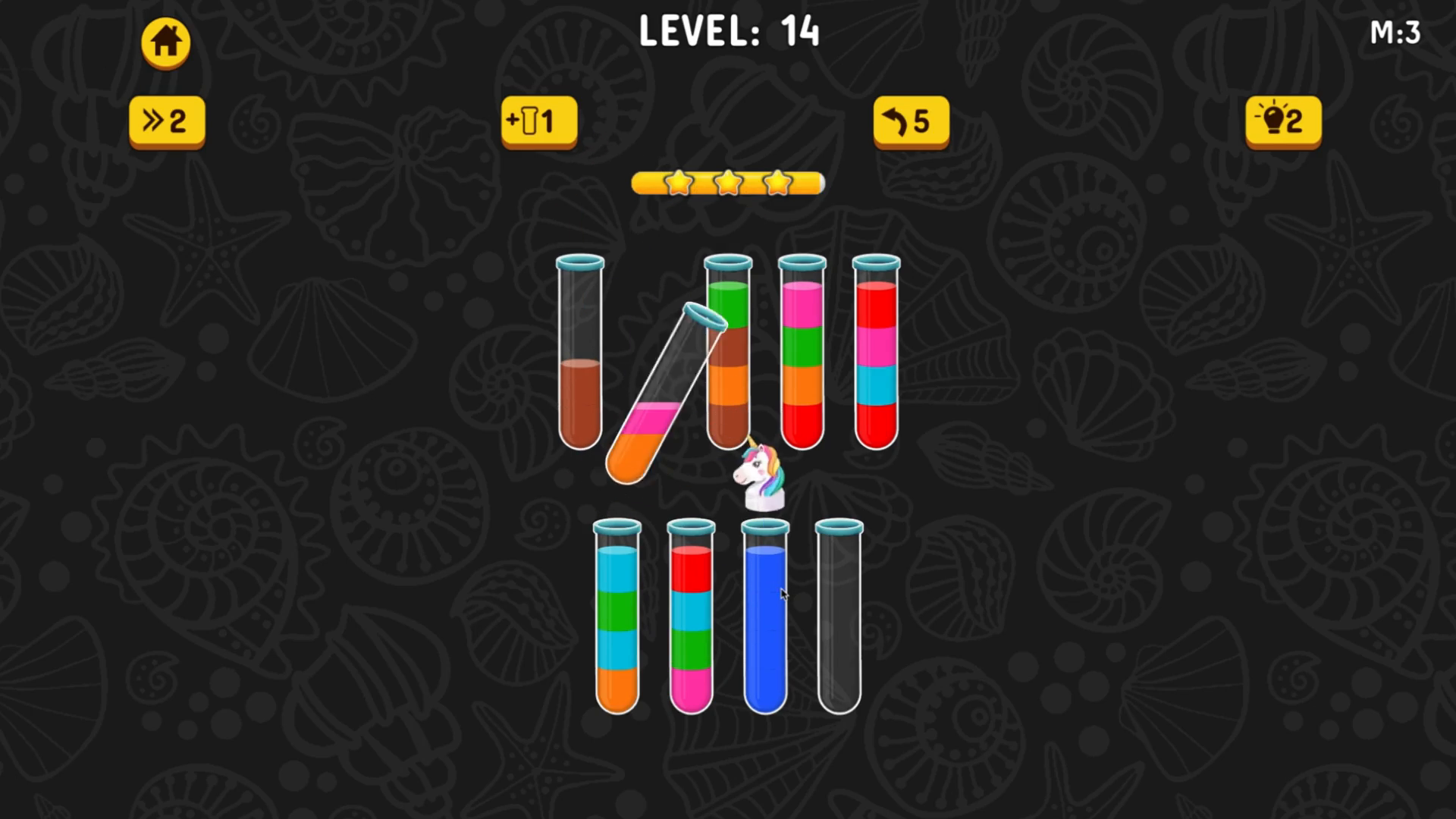 Color Water Sort 3D — screenshot 3