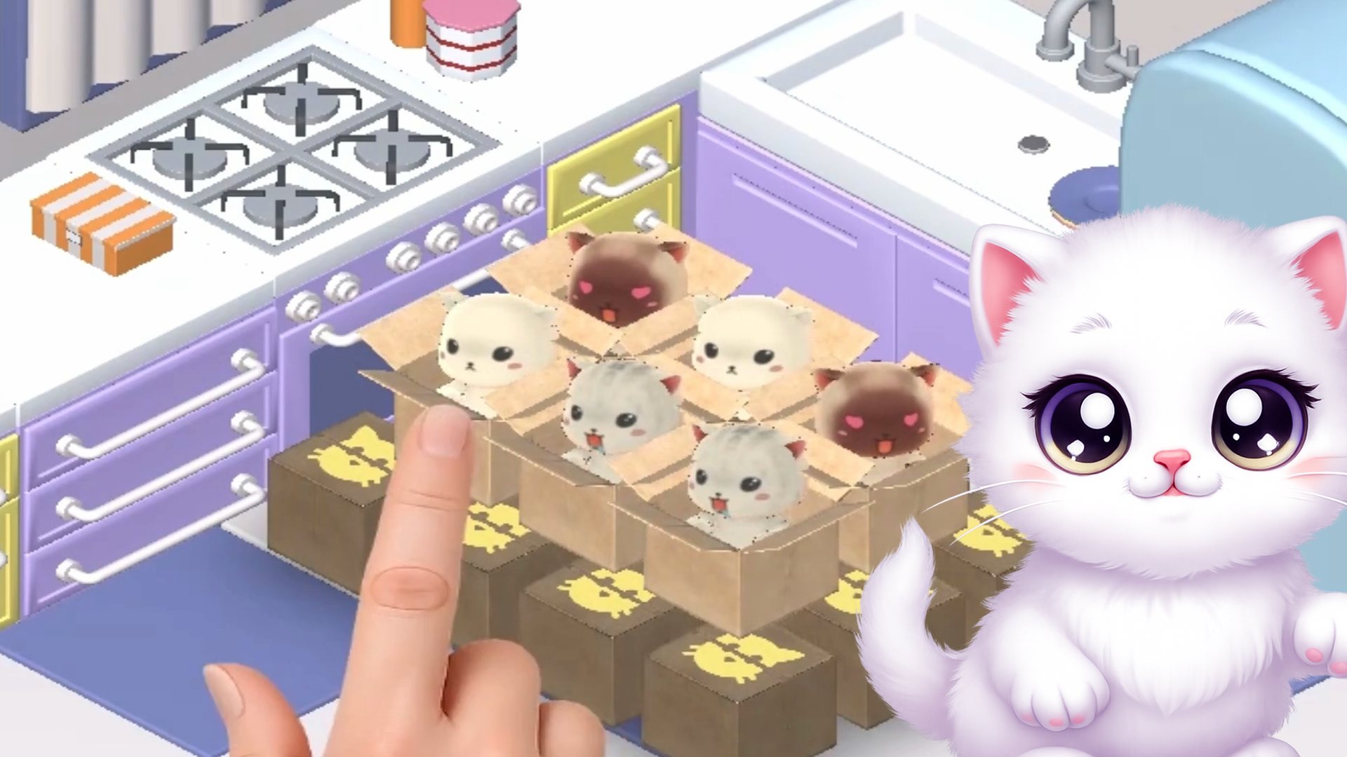 Котики в коробках — screenshot 1