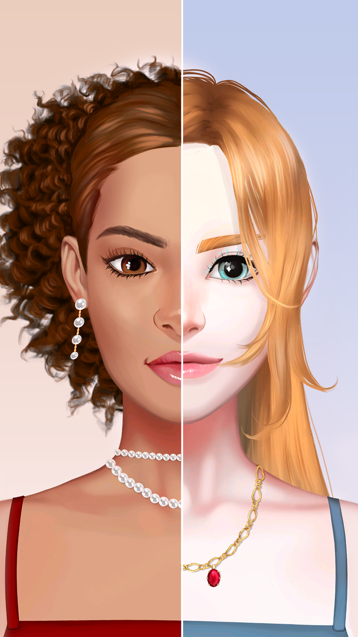 Crear Personajes: Chicas: Juega Gratis Online en Playhop