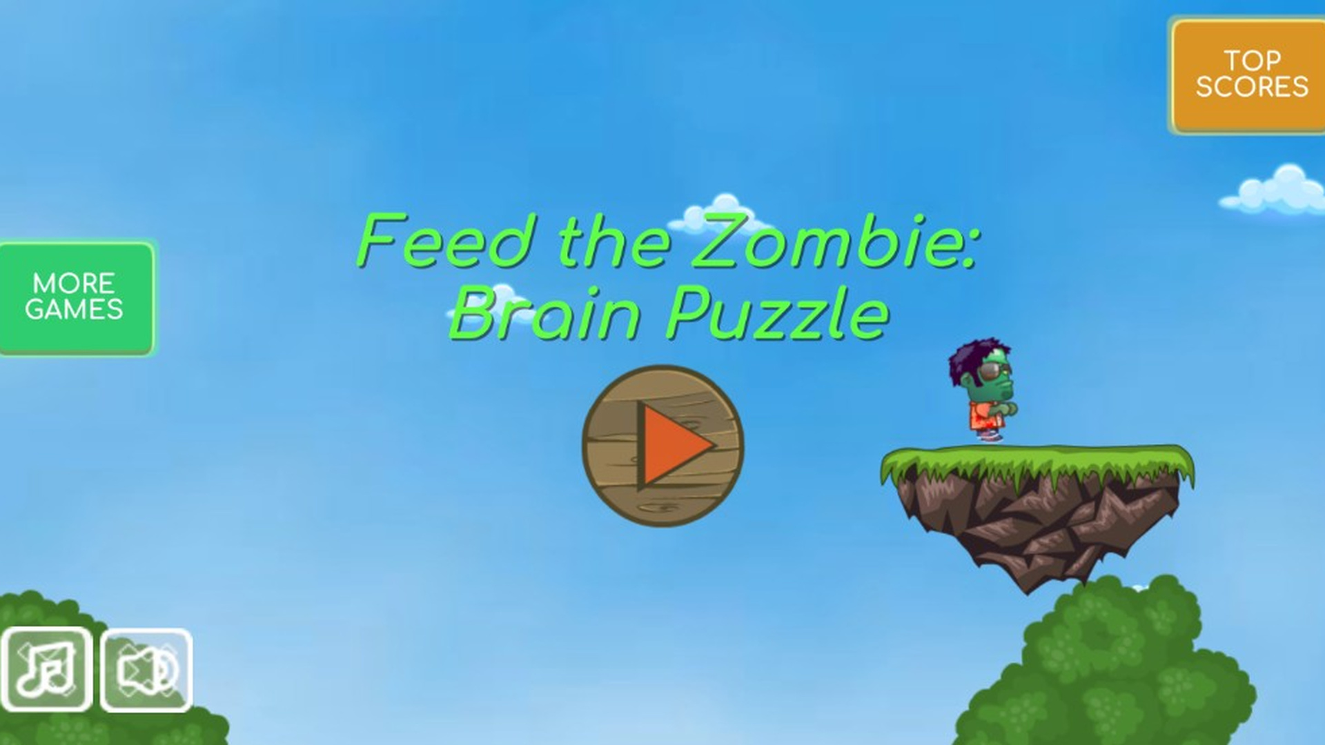 Feed the Zombie: Brain Puzzle — screenshot 1