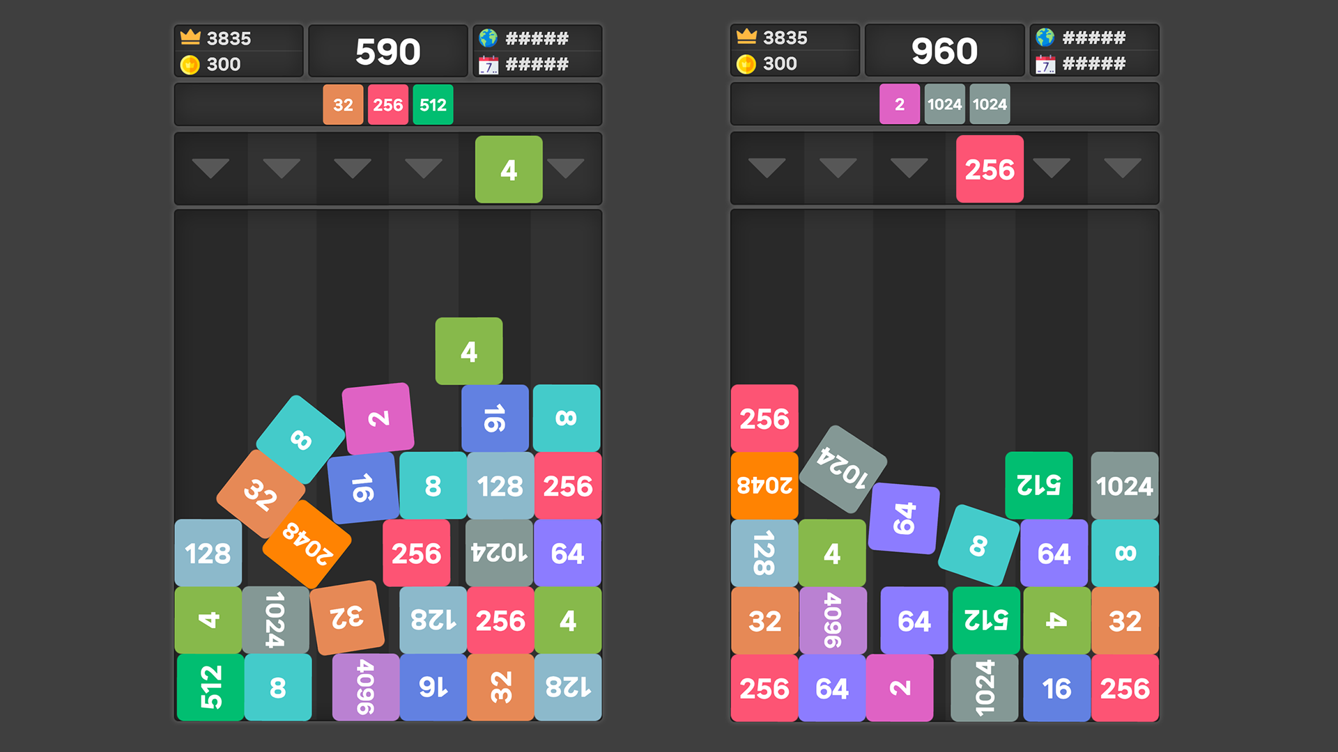 Drop Merge 2048 screenshot