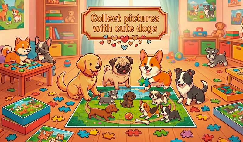 Dog Puzzles game cover