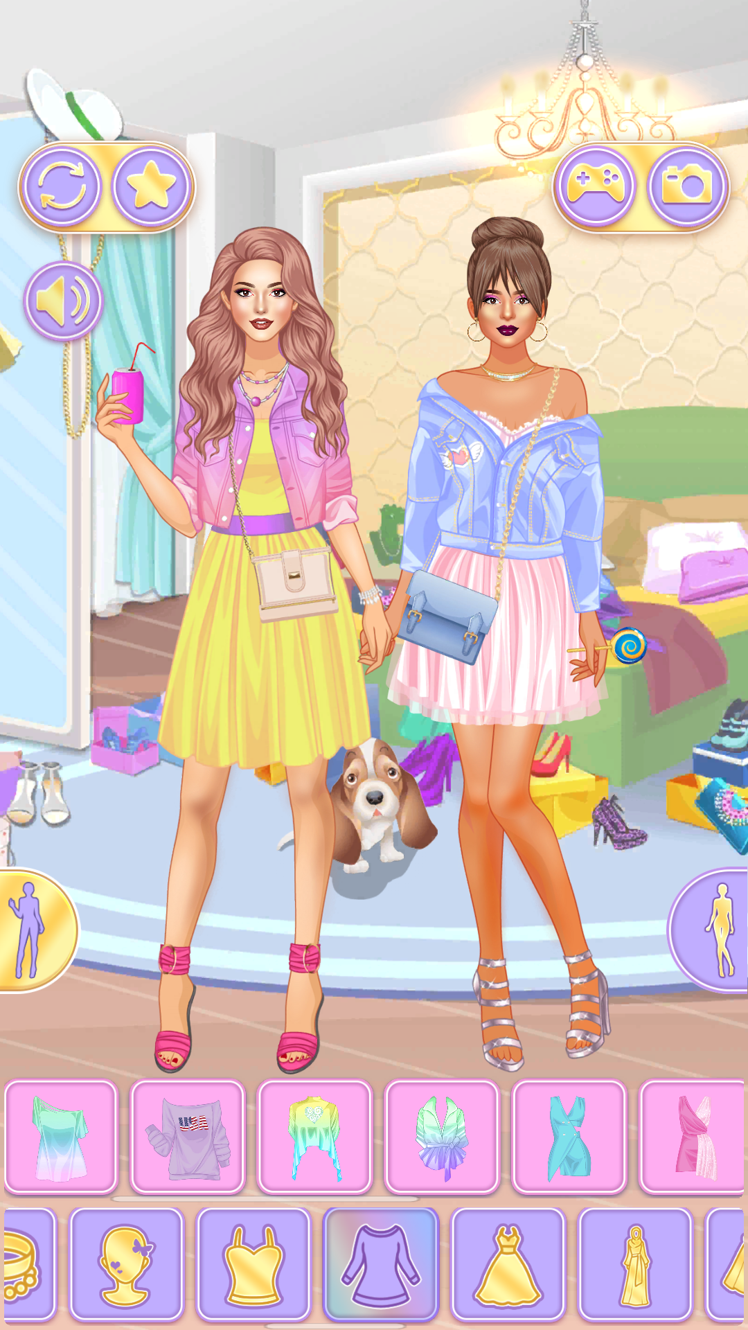 Pastel Dress Up: Sisters: Play Online For Free On Playhop