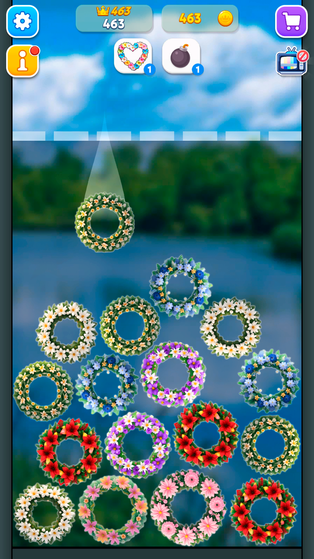 Merging wreaths: Connect the summer! screenshot 6