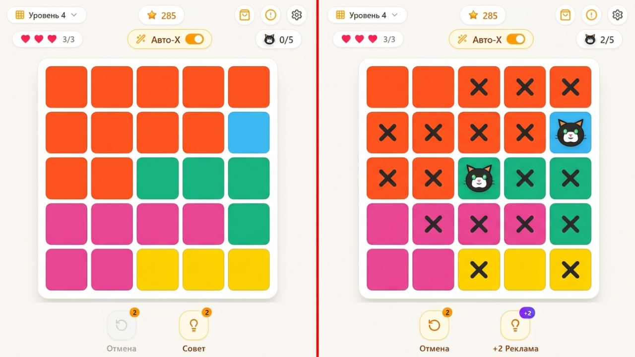 Судоку Котики — screenshot 1