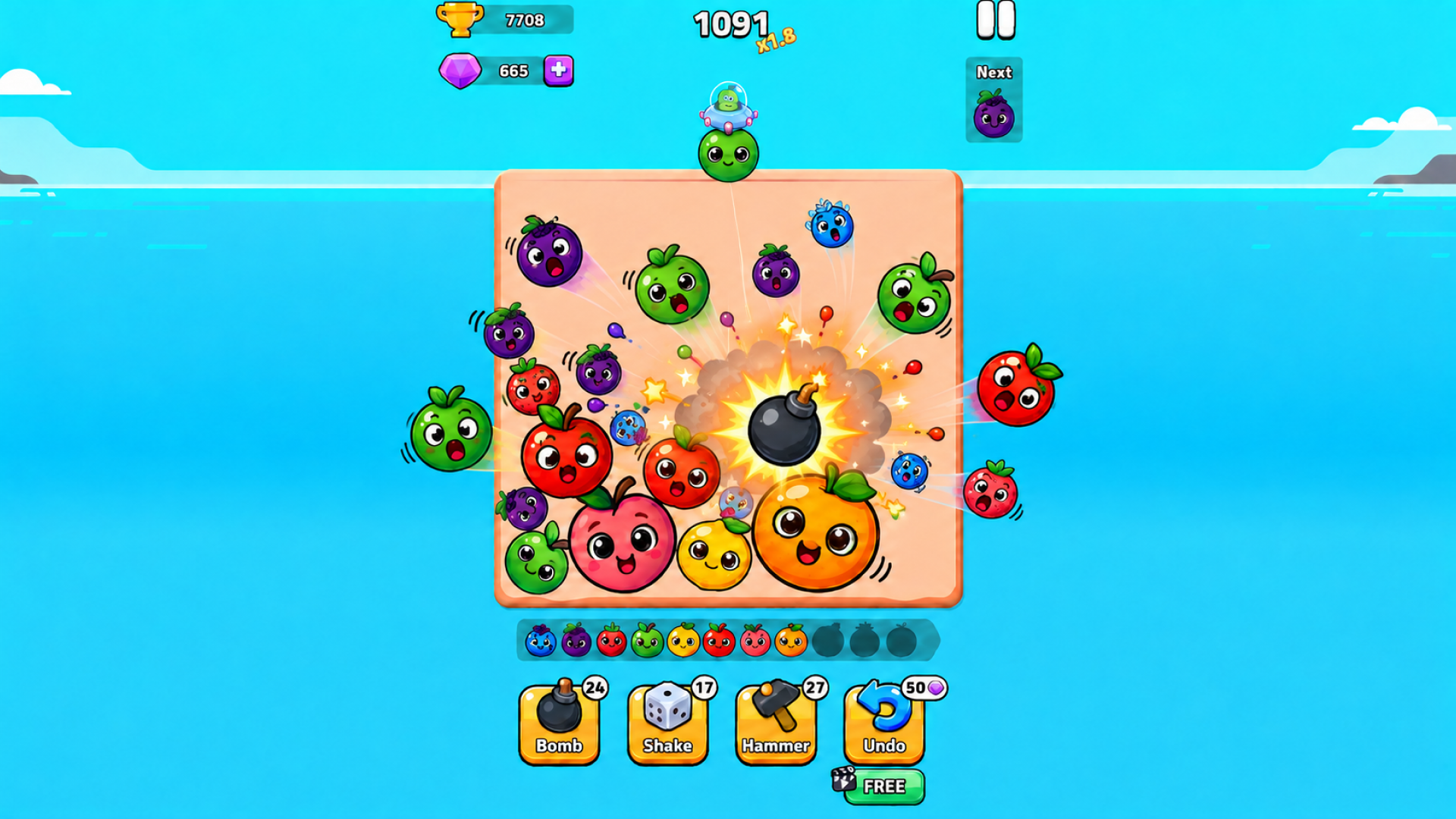 Watermelon Fruit Merge Saga — screenshot 5
