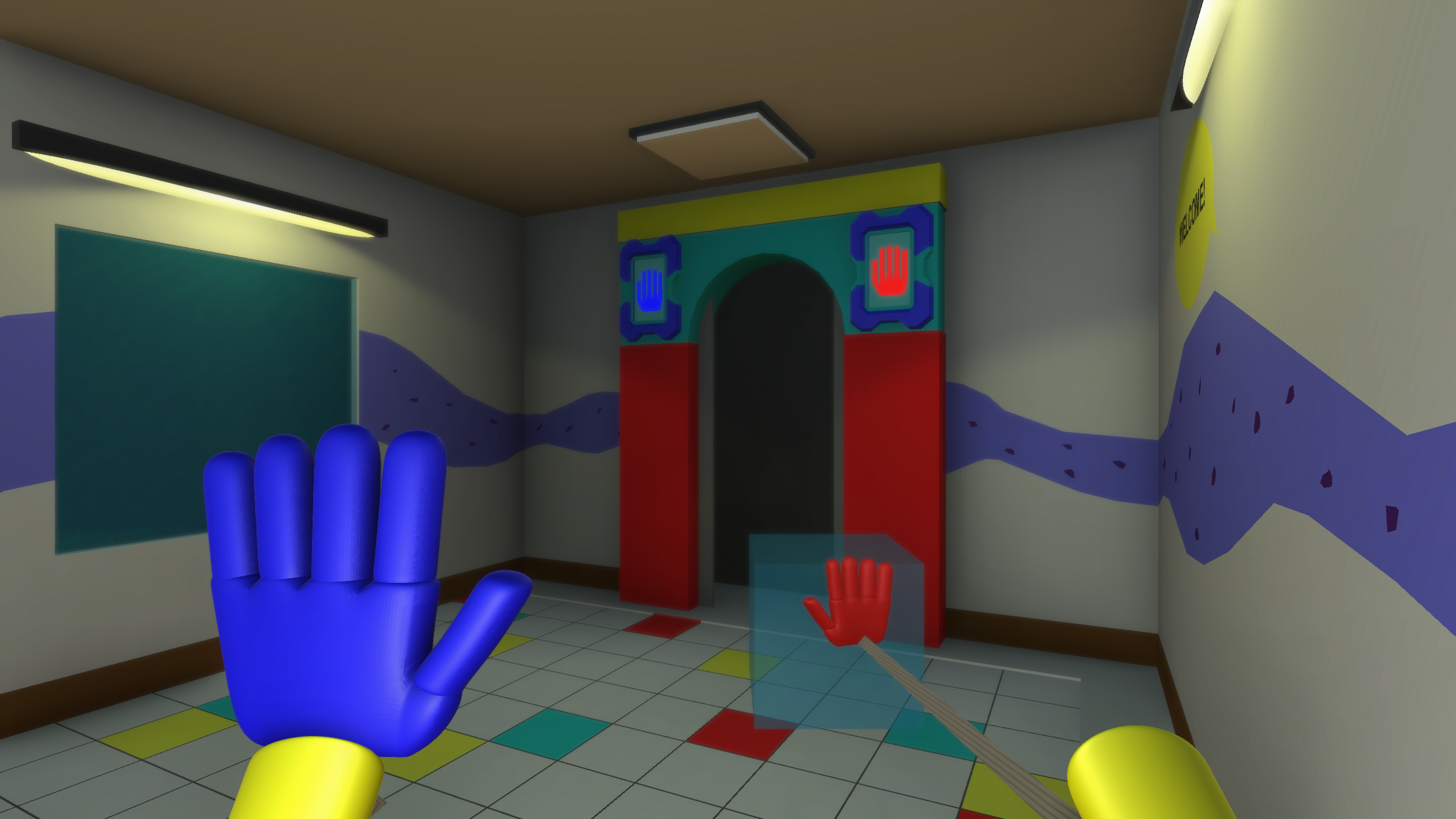 FNAF with Huggy Wuggy Poppy Playtime screenshot