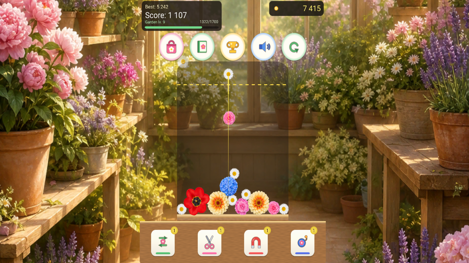 Merge Flowers: My Garden! — screenshot 2