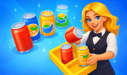 Sort The Cans 3D: Color Box Jam