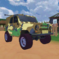 UAZ in Village
