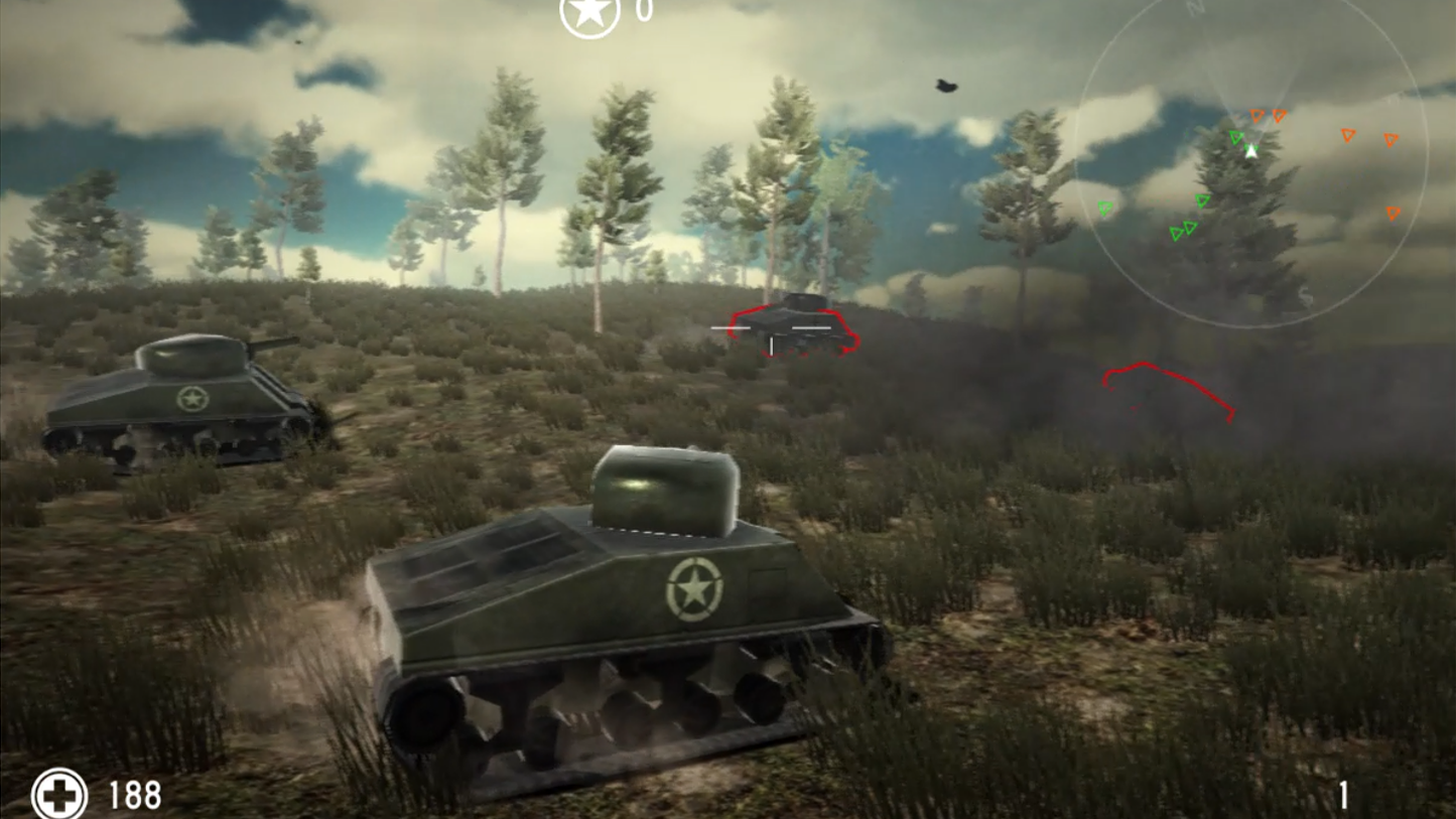 Realistic Tank War 3D screenshot