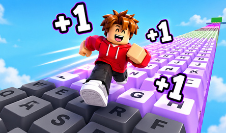 Keyboard Obby: +1 Speed