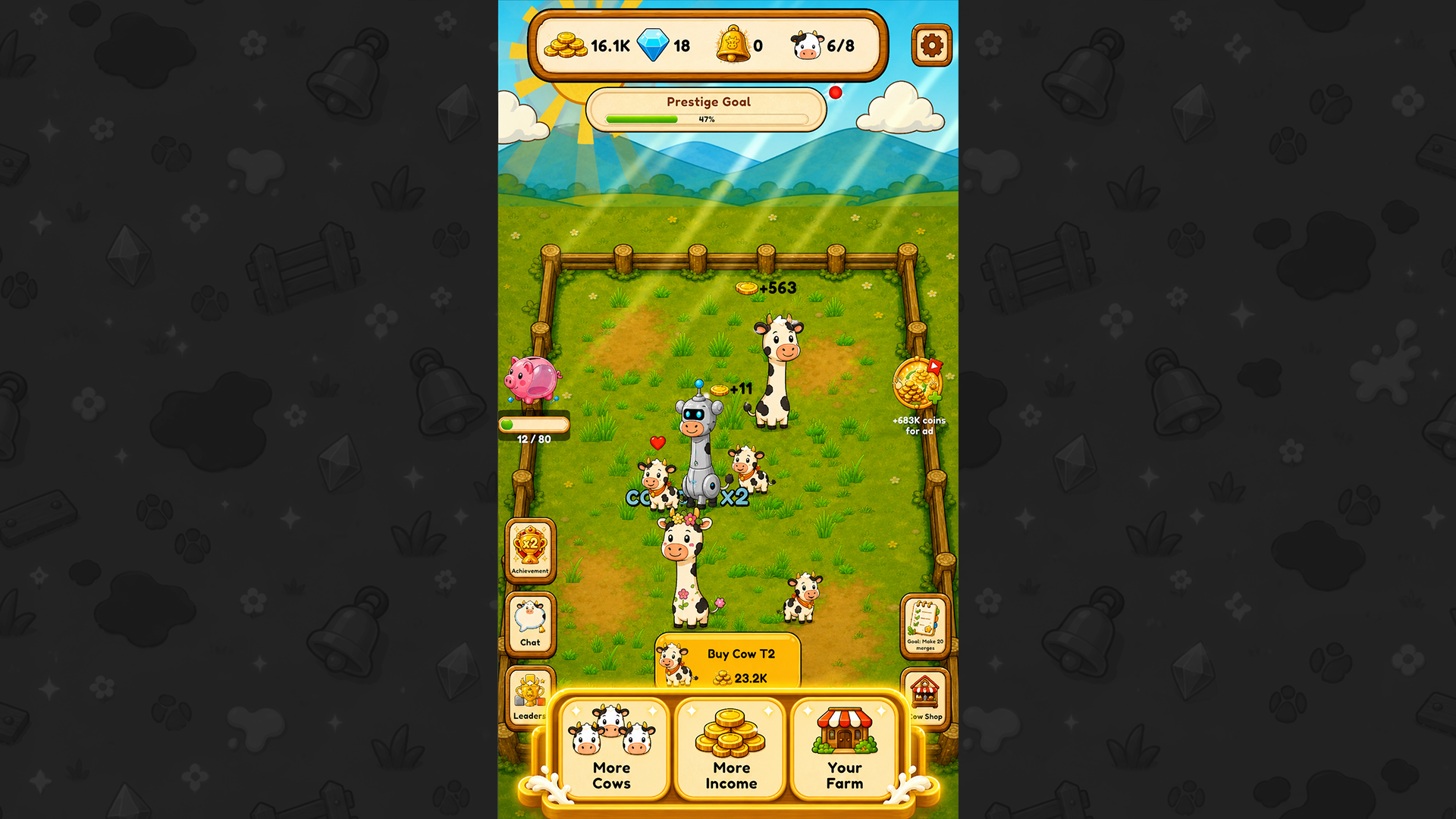 Cow Evolution: Tycoon — screenshot 1