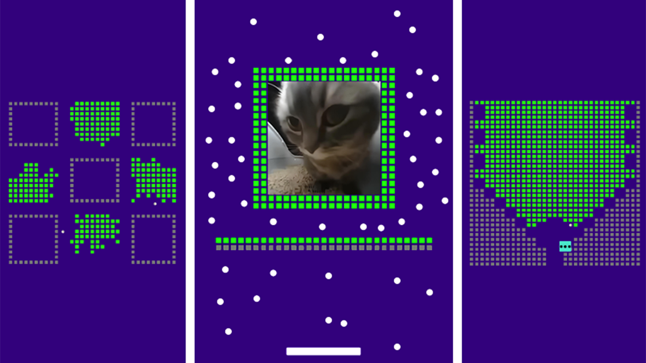 Brick Breaker Chipi Chipi Chapa Cat and Bara Bere screenshot