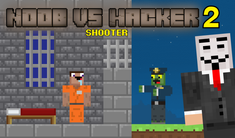 Noob vs Hacker 2 shooter game cover