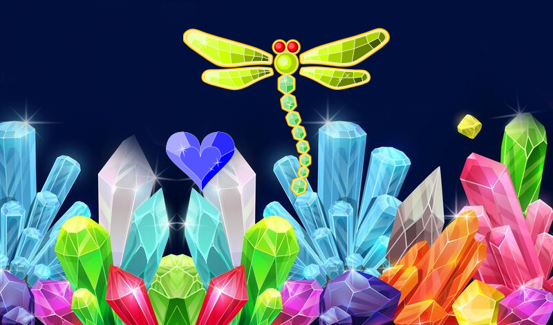 Connect the crystals: Treasure! game cover