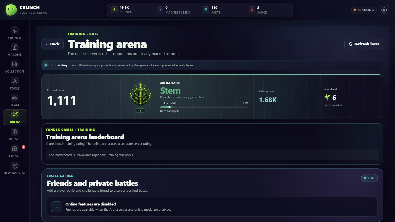 Crunch: Vegetable Arena — screenshot 5