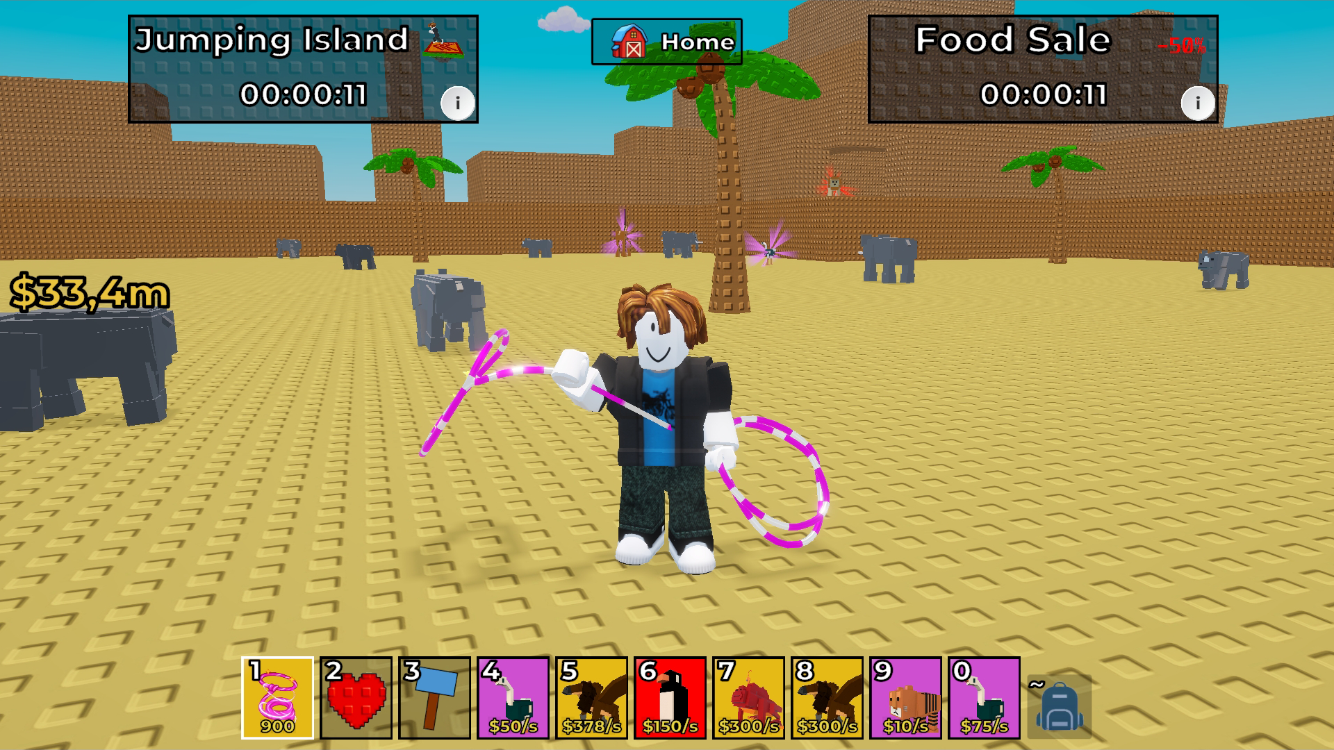 Tame animals! Obby Tycoon 3D Simulator — screenshot 11