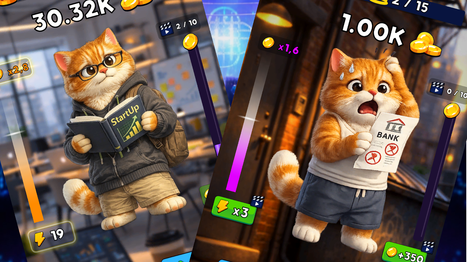Orange Cat: Tech Startup — screenshot 1