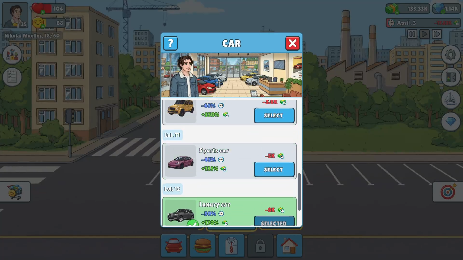 Life Simulator: Road to Riches — screenshot 5