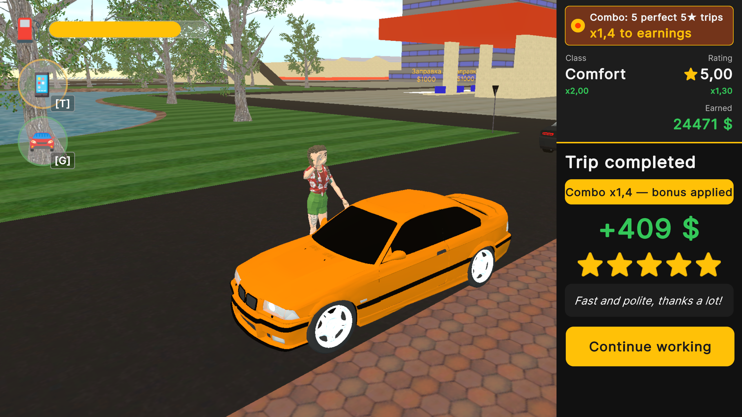 Taxi Simulator — screenshot 1
