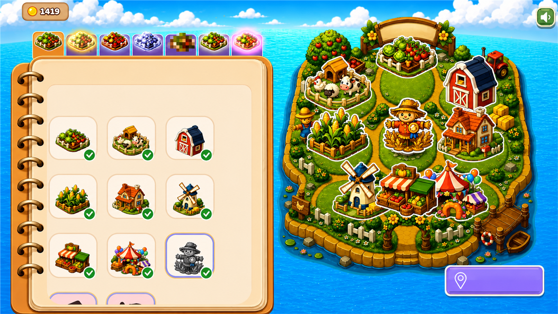 Sticker Town: Merge & Build screenshot 7