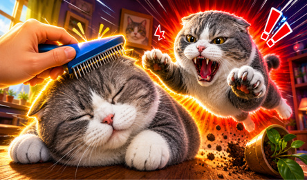 Pet the Cat! Watch Out, It Bites!