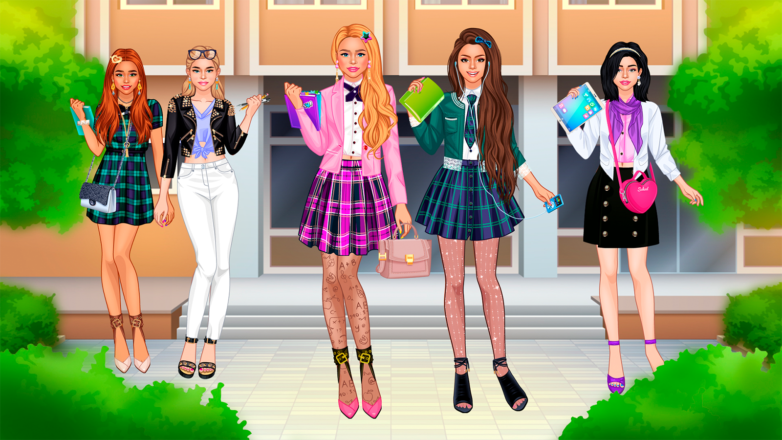 High School BFF Dress Up screenshot
