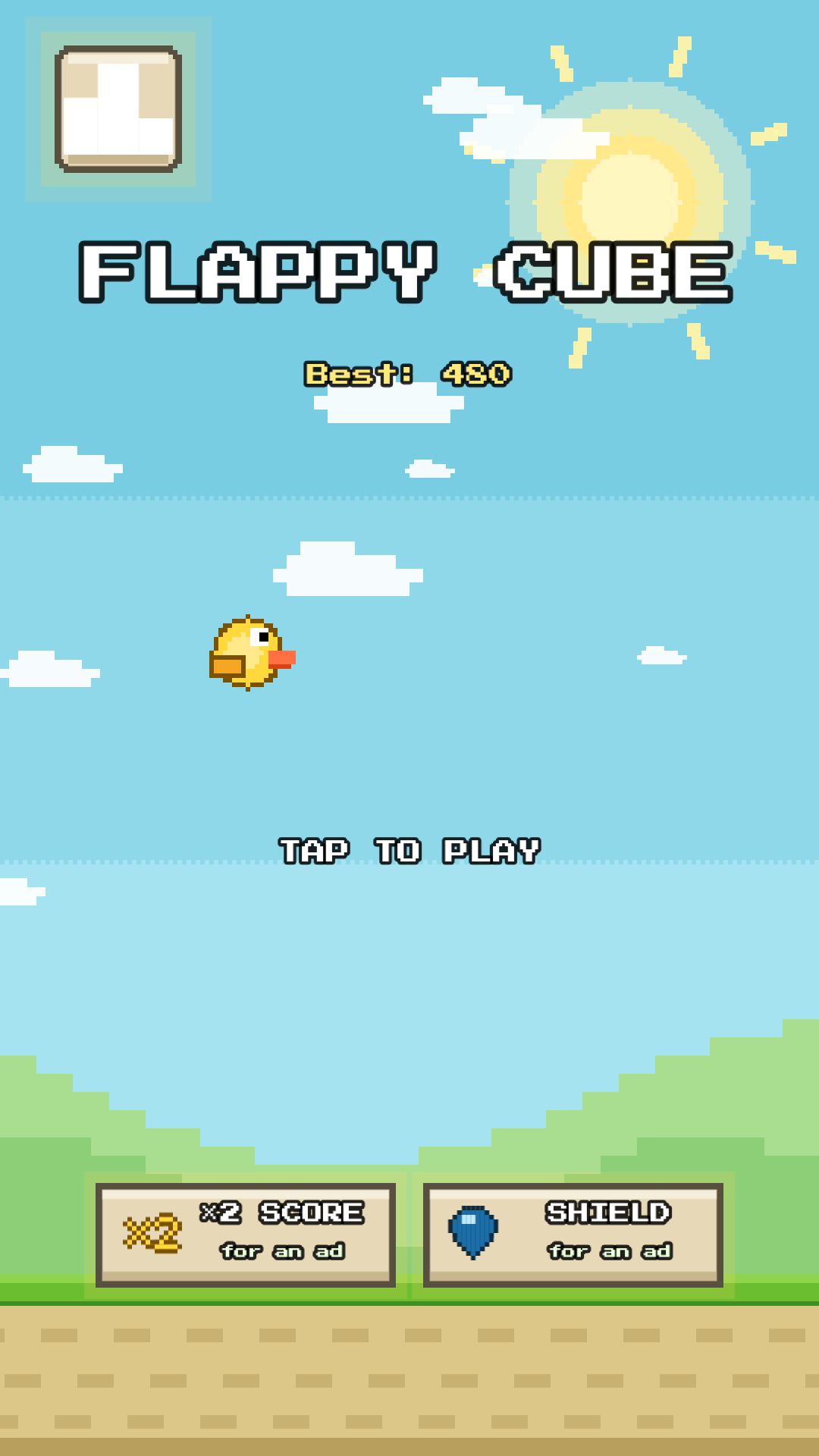 Flappy Cube screenshot 5
