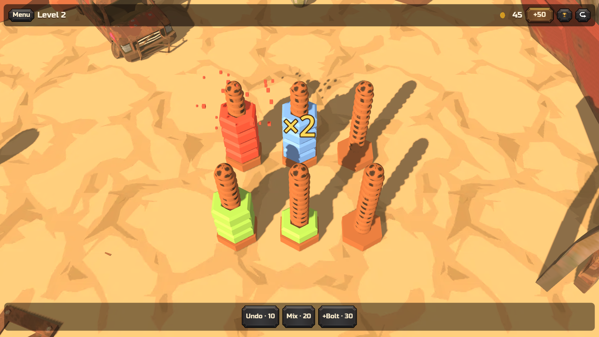 Crazy Nuts - Sorting — screenshot 2